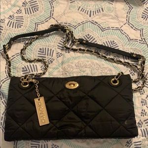 DKNY quilted clutch